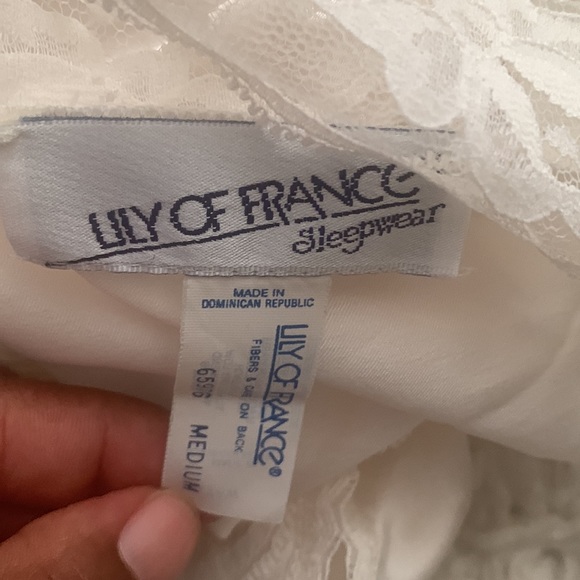 VINTAGE 80s 90s Ivory Lace Teddy - Picture 6 of 6